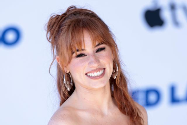 Actress Aisling Sharkey attends the premiere of Apple TV's "Ted Lasso" season 4 at the Academy Museum of Motion Pictures in Los Angeles, California on July 27, 2026. (Photo by VALERIE MACON / AFP)