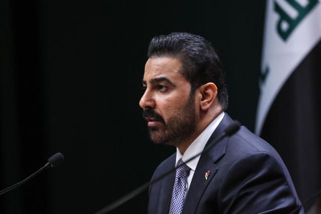 Iraqi Prime Minister Ali al-Zaydi holds a joint press conference with Turkish President following their meeting at the Presidential Complex in Ankara, on July 28, 2026. (Photo by Adem ALTAN / AFP)