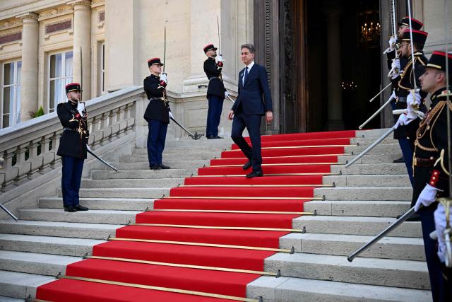 Britain's Foreign Secretary Ed Miliband leaves after meeting with his French counterpart during a visit to the Quai d'Orsay in Paris on July 29, 2026. (Photo by Leon Neal / POOL / AFP)