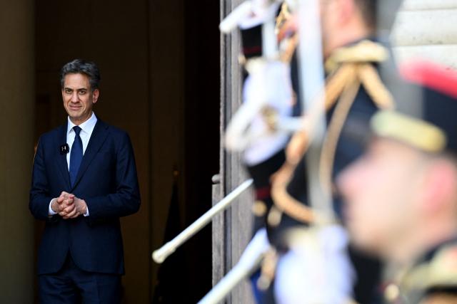 Britain's Foreign Secretary Ed Miliband leaves after meeting with his French counterpart during a visit to the Quai d'Orsay in Paris on July 29, 2026. (Photo by Leon Neal / POOL / AFP)