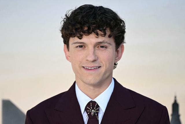 US actor Tom Holland poses on the red carpet upon arrival to attend the UK Premiere for 'Spider-Man: Brand New Day UK' at the Odeon Luxe Leicester Square in central London on July 29, 2026. (Photo by JUSTIN TALLIS / AFP)