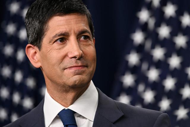 Chair of the Federal Reserve Kevin Warsh speaks during a news conference at the William McChesney Martin Jr. Federal Reserve Board Building in Washington, DC, on July 29, 2026. The US Federal Reserve on Wednesday held interest rates in the world's largest economy steady, with three of 12 policymakers dissenting from the majority decision and calling for a quarter percentage point rate hike. The Fed held rates at 3.50-3.75 percent for the fifth straight meeting, with language describing inflation, unemployment and economic activity unchanged from its last rate decision. It described inflation as "elevated." (Photo by Brendan SMIALOWSKI / AFP)