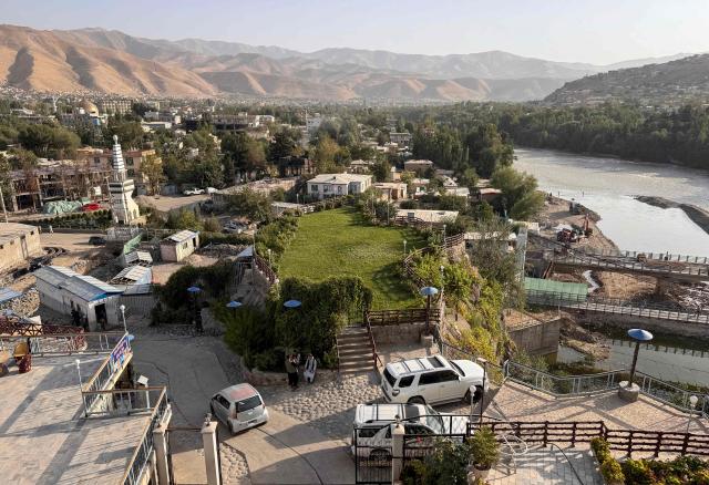 A general view shows the Fayzabad district of Afghanistan's Badakhshan province on July 27, 2026. (Photo by Wakil KOHSAR / AFP)