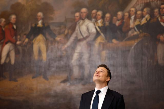 (FILES) Tesla, SpaceX and X CEO Elon Musk looks on ahead of the inauguration ceremony where Donald Trump will sworn in as the 47th US President in the US Capitol Rotunda in Washington, DC, on January 20, 2025. Elon Musk, the world's richest person, is preparing a major spending push to help Republicans retain control of Congress in November's midterm elections, Axios reported on July 30, 2026. The reported splurge will revive the political operation that made Musk the biggest financial backer of Donald Trump's stunning return to power in the 2024 presidential election. (Photo by Chip Somodevilla / POOL / AFP)