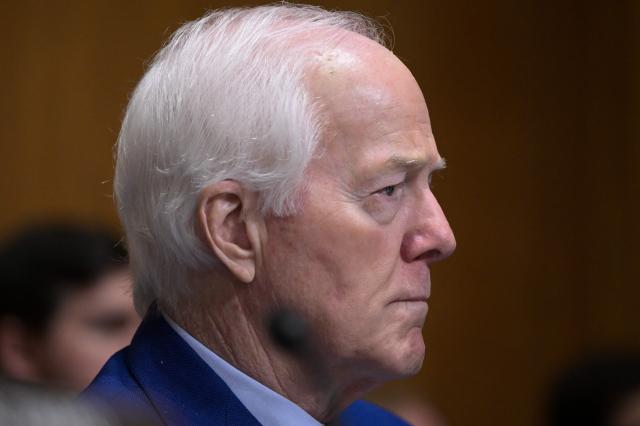 US Senator John Cornyn, Republican from Texas, attends a Senate Finance Committee hearing on Capitol Hill in Washington, DC, on July 30, 2026. According to US media reports, Republican Senators John Cornyn and Thom Tillis have said they still don't have everything they need from acting US Attorney General Todd Blanche in order to move forward in favor of his nomination. (Photo by Oliver Contreras / AFP)
