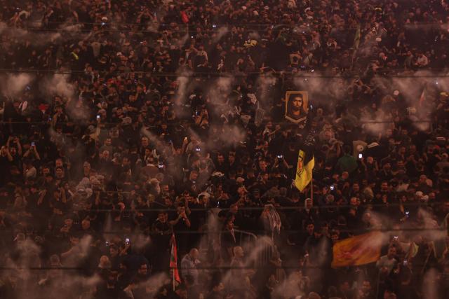 Shia Muslim pilgrims gather near the Imam al-Abbas Shrine in the holy city of Karbala, south of Baghdad on August 2, 2026, at the end of the Arbaeen pilgrimage, which commemorates 40 days of mourning after the martyrdom in the Battle of Karbala in 680 CE of Imam Hussein, the grandson of the Prophet Muhammad. The Arbaeen marks one of the most significant events in the Shia Muslim calendar, during which pilgrims, many from Iran, flock to Iraq to visit the holy shrines. (Photo by Ahmad AL-RUBAYE / AFP)