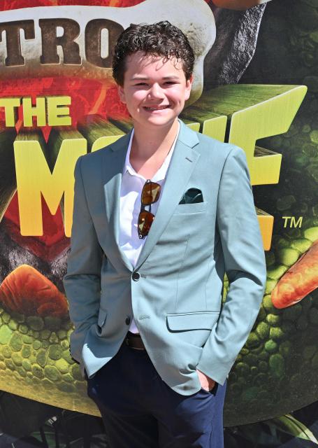 Canadian actor William Desrosiers attends Paramount's global premiere of "Paw Patrol: The Dino Movie" at the Paramount Theater in Los Angeles on August 2, 2026. (Photo by LISA O'CONNOR / AFP)