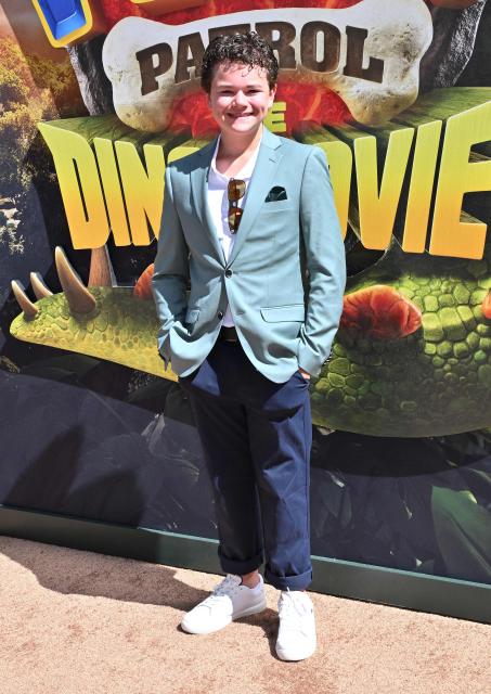 Canadian actor William Desrosiers attends Paramount's global premiere of "Paw Patrol: The Dino Movie" at the Paramount Theater in Los Angeles on August 2, 2026. (Photo by LISA O'CONNOR / AFP)