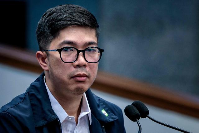 Former state auditor Roderick Wamil testifies during the impeachment trial of Philippine Vice President Sara Duterte at the Senate of the Philippines in Pasay, Metro Manila on August 3, 2026.  (Photo by Ezra Acayan / POOL / AFP)