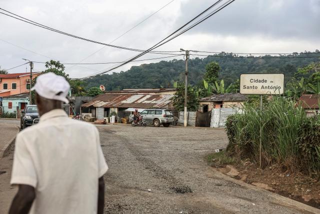 A general view of Santo Antonio, in Príncipe Island in São Tomé and Príncipe, on August 2, 2026. (Photo by Daniel BELOUMOU OLOMO / AFP)