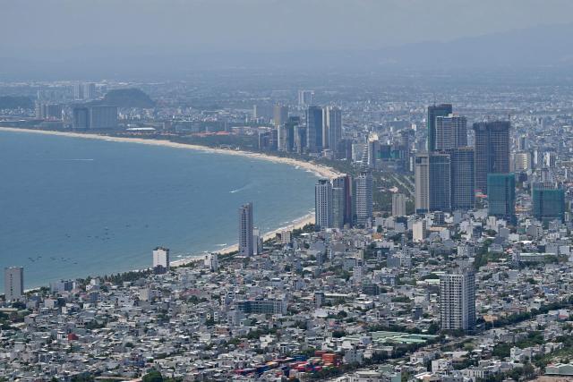 This photo taken on July 30, 2026 shows Danang in central Vietnam. (Photo by Nhac NGUYEN / AFP)