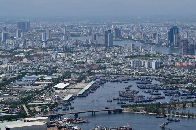 This photo taken on July 30, 2026 shows Danang in central Vietnam. (Photo by Nhac NGUYEN / AFP)