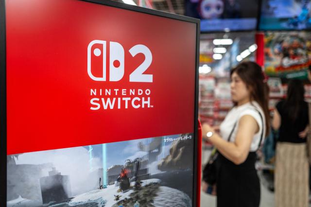 A customer visits the gaming section for Nintendo products at a shop in Tokyo on August 6, 2026. (Photo by Philip FONG / AFP)