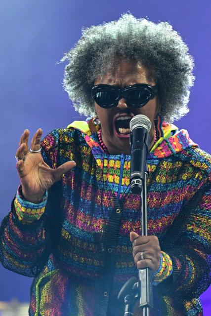 Brazilian singer Sandra Sa performs during the 2026 Doce Maravilha Festival in Rio de Janeiro, Brazil on August 9, 2026. (Photo by Pablo PORCIUNCULA / AFP)