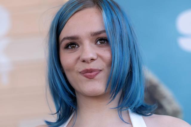 Canadian actress Maisy Stella attends the world premiere of "The End of Oak Street" at the Steven J. Ross Theater in Burbank, California, on August 9, 2026. (Photo by VALERIE MACON / AFP)