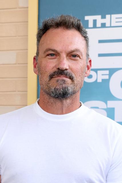 US actor Brian Austin Green attends the world premiere of "The End of Oak Street" at the Steven J. Ross Theater in Burbank, California, on August 9, 2026. (Photo by VALERIE MACON / AFP)