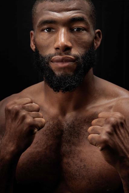French-Moroccan mixed martial artist Salahdine Parnasse poses for a portrait during a photo session at the Atch Academy training centre in Aubervilliers, a northern Paris suburb on August 13, 2026. For his UFC debut, Salahdine Parnasse is making a grand entrance as the headliner at UFC Paris – a "new beginning" in his career, according to the 28-year-old Frenchman, who is aiming to become the "ultimate fighter". (Photo by SIMON WOHLFAHRT / AFP)