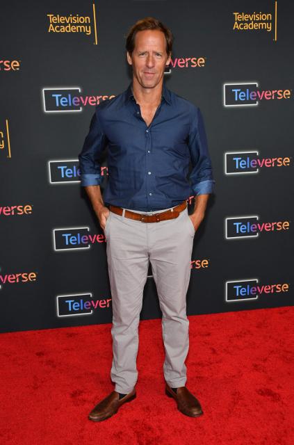 US actor and producer Nat Faxon attends the Television Academy's Inaugural Televerse Festival at JW Marriott LA Live in Los Angeles on August 15, 2026. (Photo by Chris Delmas / AFP)