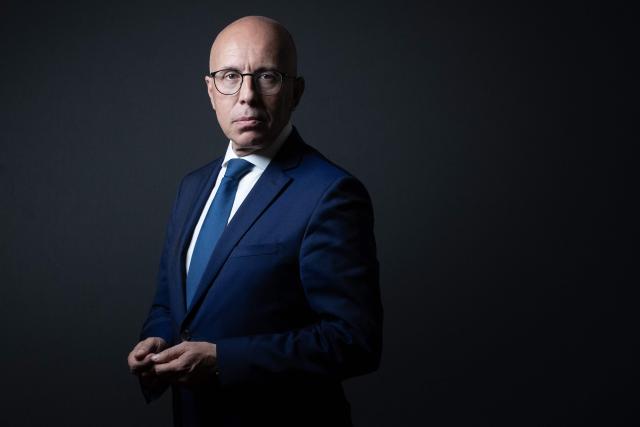 (FILES) Mayor of Nice and leader of Union of the Right for the Republic (UDR) Eric Ciotti poses during a photo session in Paris on September 14, 2021. The politician "hopes for an evolution" in the stance of his allies in the National Rally (RN) on raising the retirement age and introducing a funded pension component while affirming in an interview with the French newspaper Journal du Dimanche that he will "loyally and strongly" support Marine Le Pen in the presidential election.

Two years after forging his pact with the RN, the leader of the Union of the Right for the Republic (UDR) continues to see "far more common ground than points of disagreement" with his allies. (Photo by JOEL SAGET / AFP)