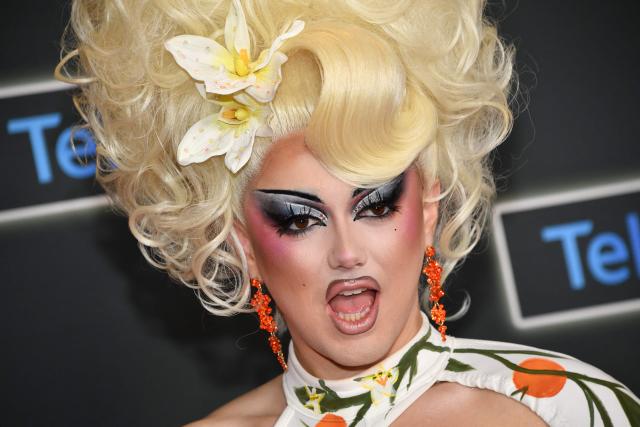 US drag performer Myki Meeks attends the Television Academy's Inaugural Televerse Festival at JW Marriott LA Live in Los Angeles on August 15, 2026. (Photo by Chris Delmas / AFP)