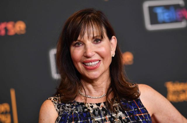 Holly Leff-Pressman, Chief Client Engagement Officer for Screen Engine ASI, attends the Television Academy's Inaugural Televerse Festival at JW Marriott LA Live in Los Angeles on August 16, 2026. (Photo by Chris Delmas / AFP)