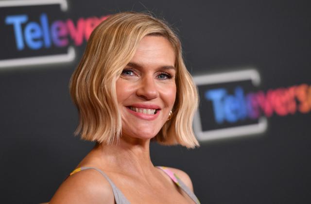 US actress Rhea Seehorn attends the Television Academy's Inaugural Televerse Festival at JW Marriott LA Live in Los Angeles on August 16, 2026. (Photo by Chris Delmas / AFP)