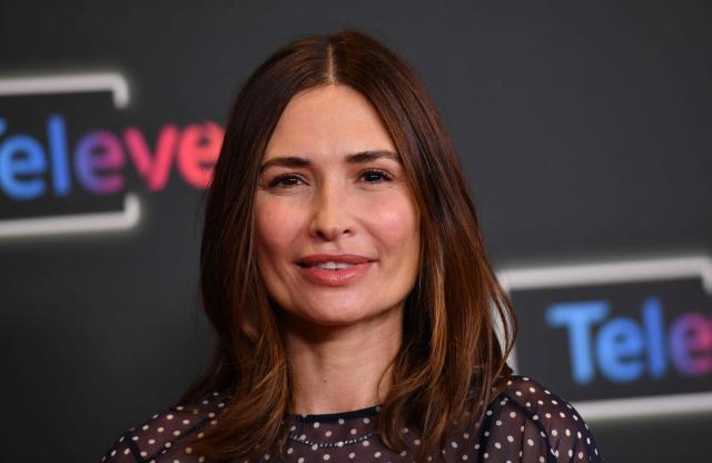 Polish-US actress Karolina Wydra attends the Television Academy's Inaugural Televerse Festival at JW Marriott LA Live in Los Angeles on August 16, 2026. (Photo by Chris Delmas / AFP)