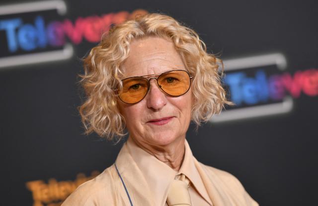US costume designer Lou Eyrich attends the Television Academy's Inaugural Televerse Festival at JW Marriott LA Live in Los Angeles on August 16, 2026. (Photo by Chris Delmas / AFP)