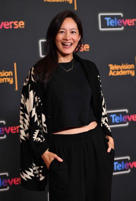 Tawainese-US TV personality Janet Hsieh attends the Television Academy's Inaugural Televerse Festival at JW Marriott LA Live in Los Angeles on August 16, 2026. (Photo by Chris Delmas / AFP)