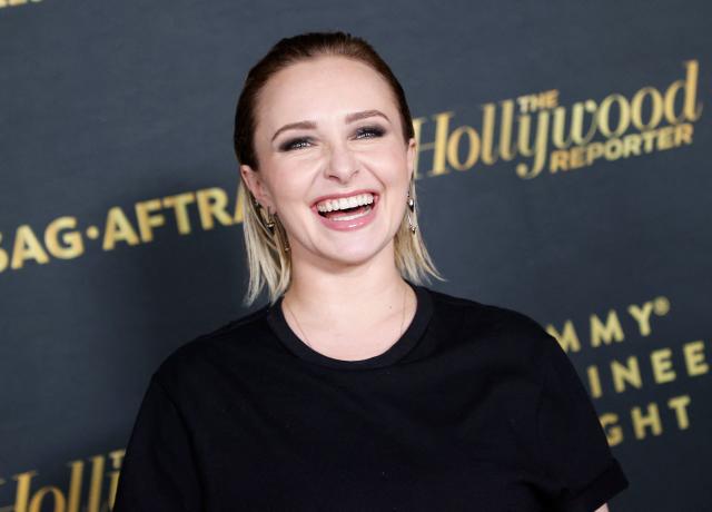 (FILES) US actress Hayden Panettiere arrives for the "Emmy Nominees Night" event hosted by the Hollywood Reporter and SAG-AFTRA in West Hollywood, California, on September 10, 2022. According to reports, the 36-year-old actress died on August 16, 2026. (Photo by Michael Tran / AFP)