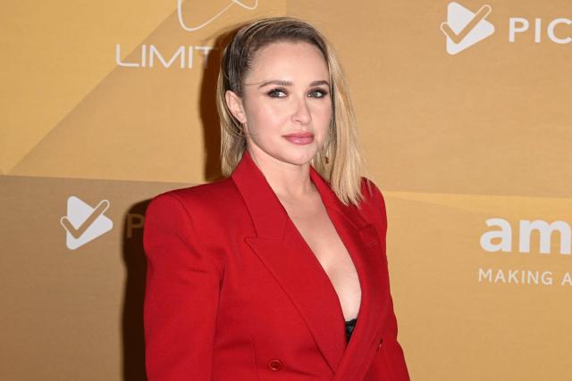 (FILES) US actress Hayden Panettiere arrives for the amfAR Gala Los Angeles, honoring Paramount Pictures and US singer Kelly Rowland, at the Pacific Design Center in West Hollywood, California, on November 3, 2022. Panettiere, an actress known for her roles in popular TV series "Heroes" and "Nashville," has died aged 36, according to media reports on August 16, 2026. Her father confirmed the actress' death in a statement to ABC News. (Photo by Robyn BECK / AFP)