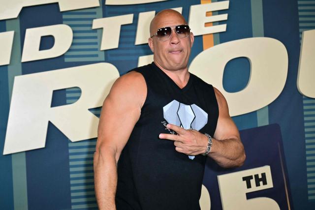 US actor Vin Diesel arrives for the special screening of "The Fast and the Furious" in honor of its 25th anniversary at the Westwood Theater in Los Angeles, on August 17, 2026. (Photo by Frederic J. Brown / AFP)