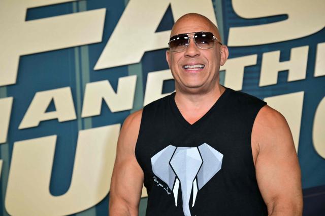 US actor Vin Diesel arrives for the special screening of "The Fast and the Furious" in honor of its 25th anniversary at the Westwood Theater in Los Angeles, on August 17, 2026. (Photo by Frederic J. Brown / AFP)