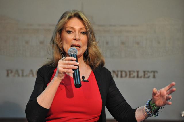 (FILES) The Plenipotentiary Representative and Head of the Negotiating Team of Ecuador for the Yasuni-ITT Initiative, Ivonne Baki, speaks during a press conference at the Carondelet presidential palace in Quito on December 30, 2011. Ecuador's Ivonne A-Baki, a diplomat who represented Quito in the United States, has entered the race to lead the UN, the head of the General Assembly said in a letter on August 18, 2026. (Photo by Rodrigo BUENDIA / AFP)