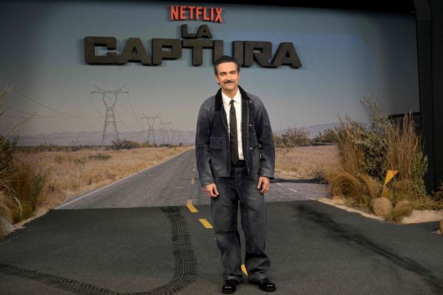Mexican actor Alfonso Herrera attends the premiere of the film "La Captura" (or "Facing El Chapo") in Mexico City on August 18, 2026. (Photo by Alfredo ESTRELLA / AFP)