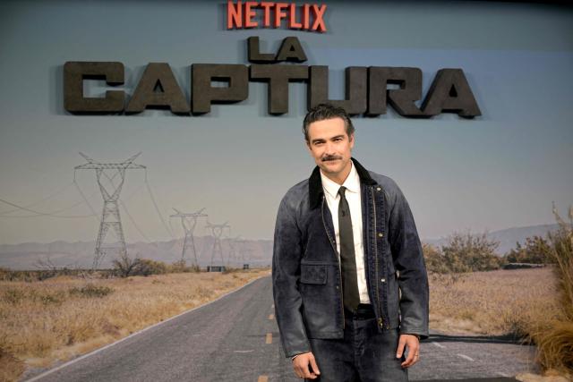 Mexican actor Alfonso Herrera attends the premiere of the film "La Captura" (or "Facing El Chapo") in Mexico City on August 18, 2026. (Photo by Alfredo ESTRELLA / AFP)