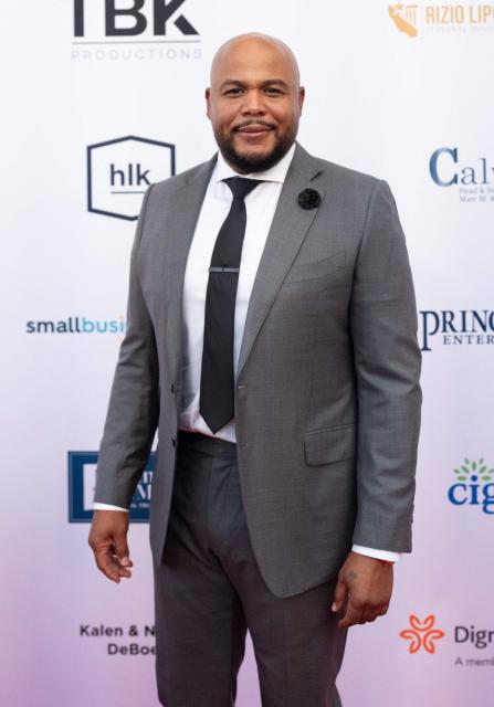 Curaçaoan former professional baseball player Andruw Jones attends the Harold & Carole Pump Foundation 26th Anniversary Celebrity Dinner honoring the 2025 World Champions Los Angeles Dodgers at the Beverly Hilton in Beverly Hills, California on August 20, 2026. (Photo by Connor Terry / AFP)