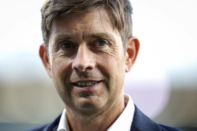 President of Toulouse Football Club Olivier Cloarec looks on prior to the French L1 football match between Toulouse Football Club (TFC) and Olympique Lyonnais (OL) at the Stadium in Toulouse, southwestern France, on August 22, 2026. (Photo by Valentine CHAPUIS / AFP)