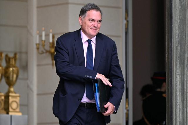 France's Transports Minister Philippe Tabarot leaves after the weekly cabinet meeting at the Elysee Palace in Paris on August 24, 2026. (Photo by LOU BENOIST / AFP)