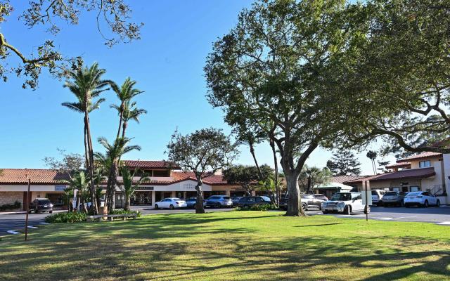 A shopping area is pictured in Montecito's upper village, near Santa Barbara, California on August 24, 2026. Britain's Prince Harry, Duke of Sussex, and his wife Meghan, Duchess of Sussex, who cut ties with the British royal family in 2020, are moving back to the United Kingdom, British press reported on August 19, 2026. After stepping back as working royals in 2020, Harry, 41, and Meghan, 45, eventually settled in Montecito, California. (Photo by LISA O'CONNOR / AFP)