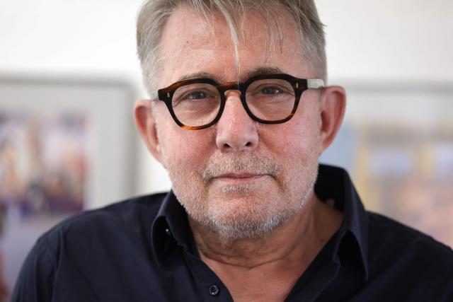 French photographer Jean-Luc Moreau Deleris poses during a photo session during the 38th edition of the "Visa pour l'image" press photography festival in Perpignan, southwestern France, on August 31, 2026. (Photo by Valentine CHAPUIS / AFP)