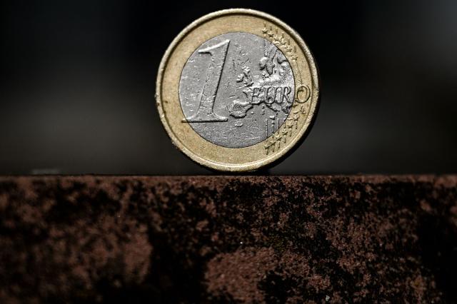 This illustration picture taken on August 31, 2026 in Frankfurt am Main, western Germany, shows a one Euro coin of Europe's Euro currency. (Photo by Kirill KUDRYAVTSEV / AFP)
