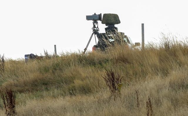 Security measures are pictured ahead an informal meeting of EU defence ministers (FAC Defence), at Druids Glen in Wicklow, south of Dublin, Ireland, on September 1, 2026. EU defence and foreign ministers gathering in Ireland from September 1 will grapple with bolstering Ukraine's air defences amid growing worries over Russia's campaign to destabilise Kyiv's European backers. (Photo by Paul Faith / AFP)