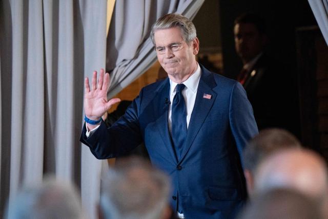 US Secretary of Treasury Scott Bessent arrives during an event at the G20 Finance Ministers and Central Bank Governors’ meeting in Asheville, North Carolina, on September 1, 2026. (Photo by Allison Joyce / AFP)