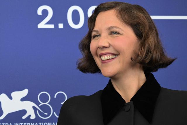 The President of the Jury, US actress Maggie Gyllenhaal, attends a photocall at the 83rd International Venice Film Festival, at Venice Lido on September 2, 2026. (Photo by Tiziana FABI / AFP)