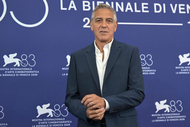 US actor and filmmaker George Clooney attends a photocall at the 83rd International Venice Film Festival, at Venice Lido on September 2, 2026. Clooney will receive a Golden Lion for Lifetime Achievement today during the opening ceremony of the festival. (Photo by Tiziana FABI / AFP)