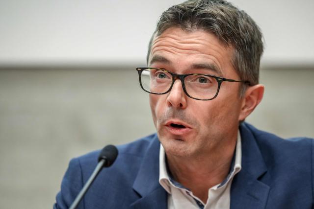 Lenzburg-Aarau District Attorney's Office head Christoph Ruedi speaks during a press conference following a shooting at a rave party in Aarau, in Schafisheim, northern Switzerland on September 2, 2026. A 43-year-old Swiss man was arrested on August 2, 2026 on "strong suspicion" of being behind a rare deadly gun attack at a rave in Switzerland, police said. The attack triggered an international manhunt for the shooter, who left an Italian woman dead and wounded five others, some seriously. (Photo by Fabrice COFFRINI / AFP)