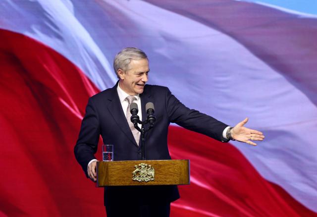 Chile's President Jose Antonio Kast delivers a sppech during the Madrid Forum, a meeting of Latin American right-wing leaders, in Santiago on September 3, 2026. (Photo by Javier TORRES / AFP)