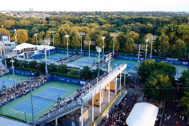 The USTA Billie Jean King National Tennis Center is pictured on day six of the US Open tennis tournament in New York City on September 4, 2026. (Photo by kena betancur / AFP)