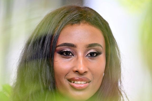 75th Miss Ethiopia Ruth Weldesilasie speaks to AFP ahead of the 75th Miss World final in Nha Trang, Vietnam's Khanh Hoa province on September 5, 2026. (Photo by Nhac NGUYEN / AFP)